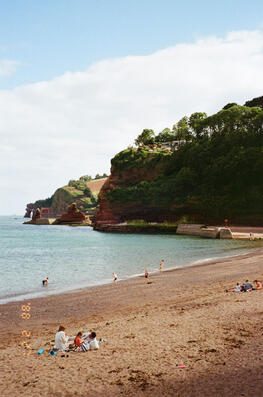 Dawlish Town Beach, Dawlish, June 2024